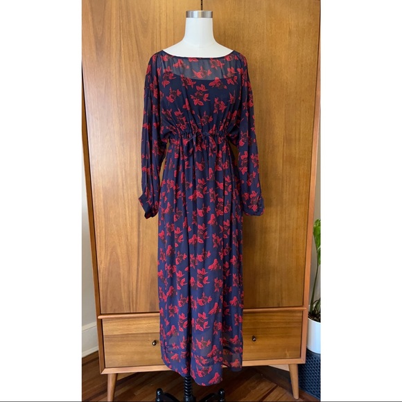 Madewell x No.6 Silk Magical Dress in Vintage Rose Size 00 - Picture 3 of 7